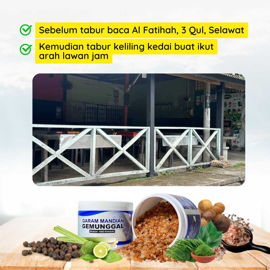 Cara Tabur di Kedai Rumah